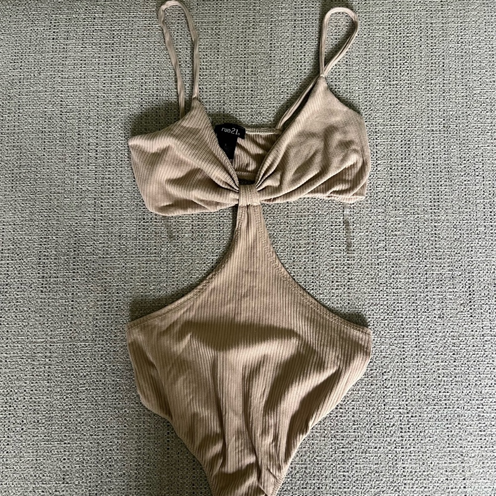 Tan bodysuit